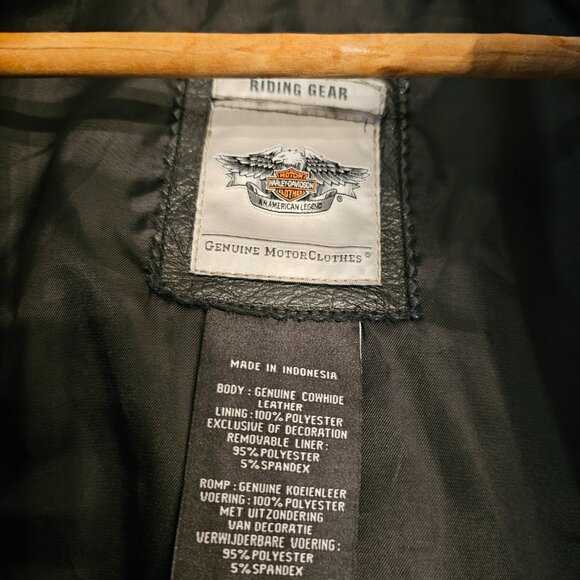Harley-Davidson Leather Women's Riding Jacket 1W - Picture 3 of 7